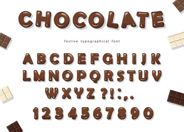 巧克力字体