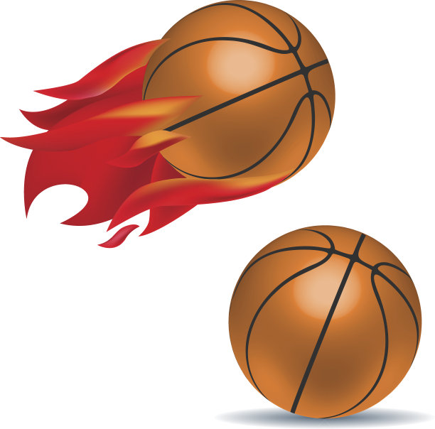 篮球火焰logo