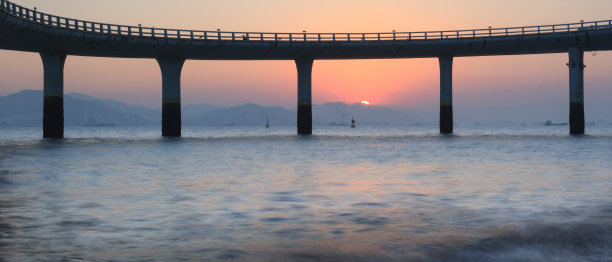 厦门海边夜景