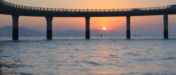 厦门海边夜景