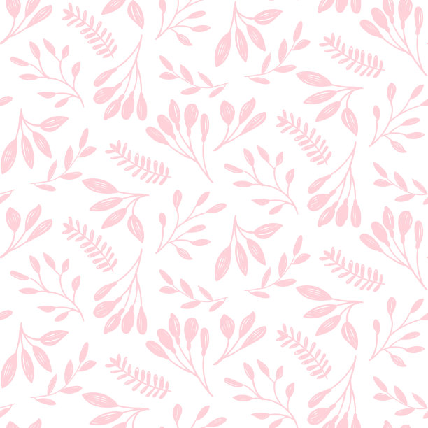 粉色小花无缝印花图案