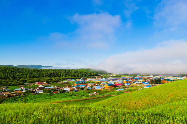 内蒙古村落