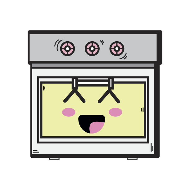 卡通可爱烤箱