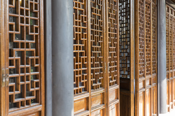 中式古典木窗