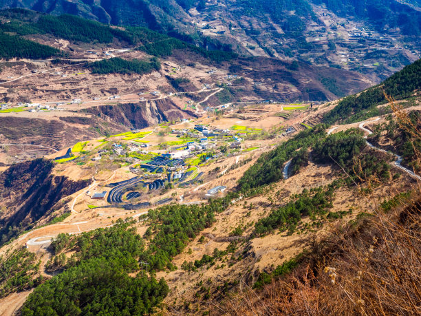 四川公路上的风景