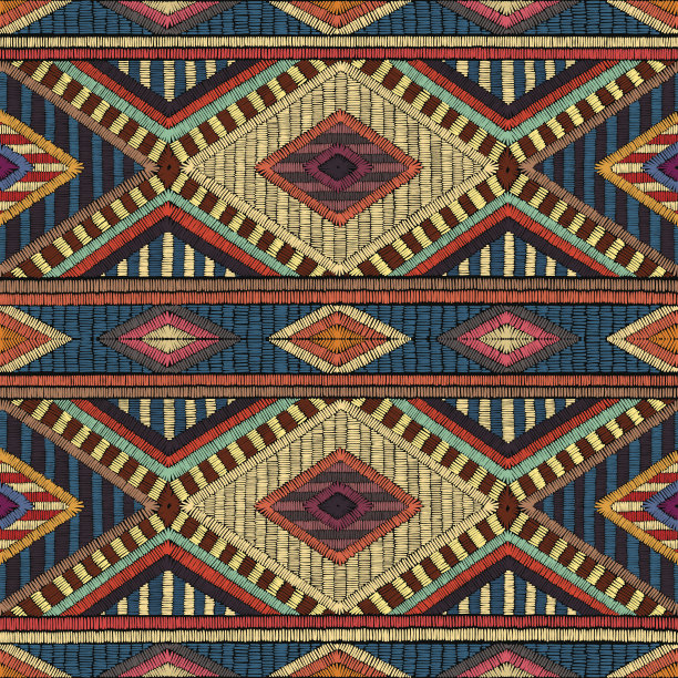 几何地毯图案设计