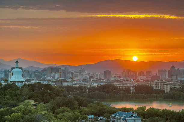 北京北海公园风景