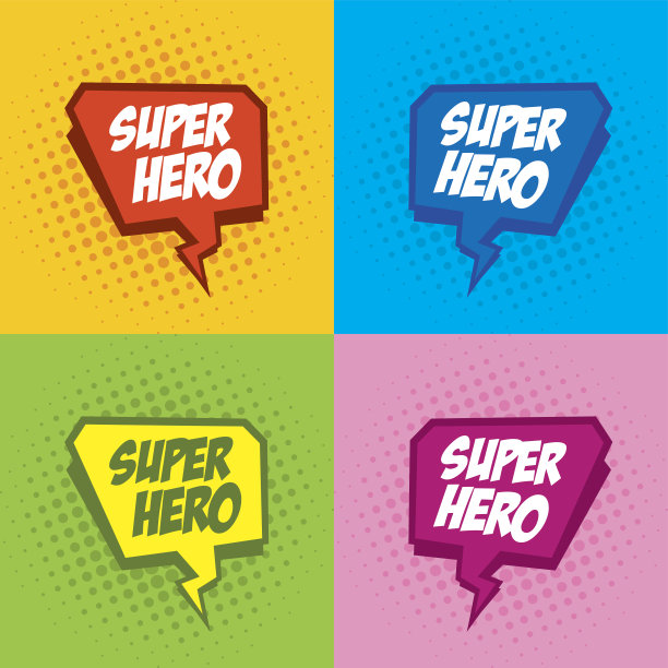 超级英雄logo
