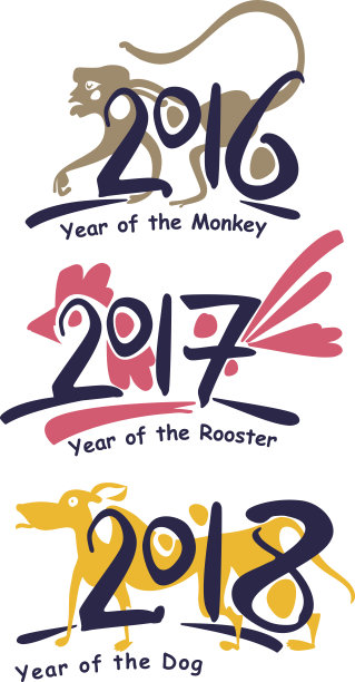 2016猴年设计,生肖设计
