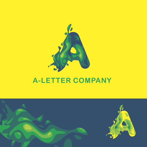 字母a logo