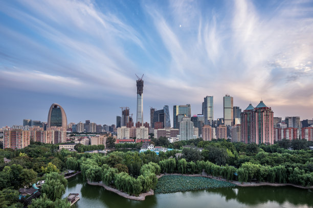 北京城市景观全景