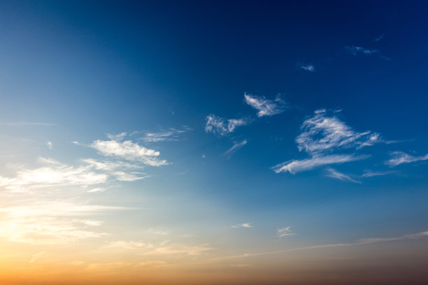 日落 黄昏 天空