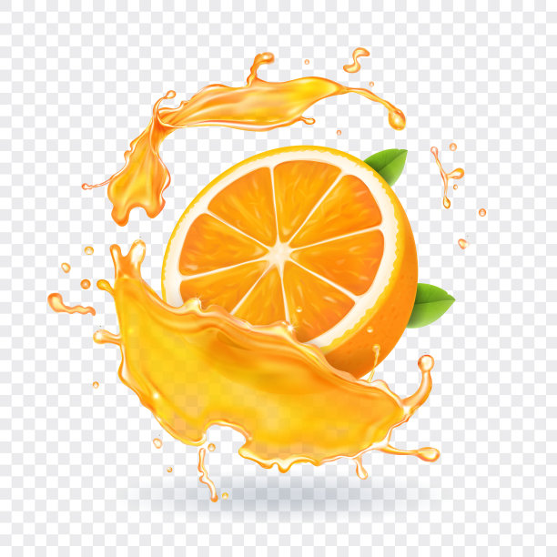 黄色果汁