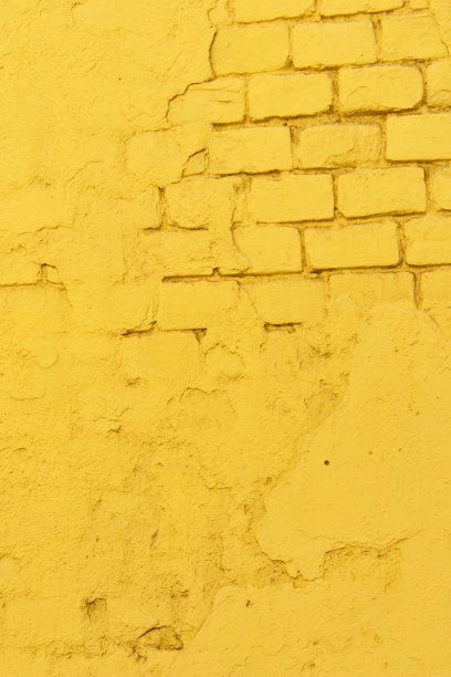 黄色水泥墙