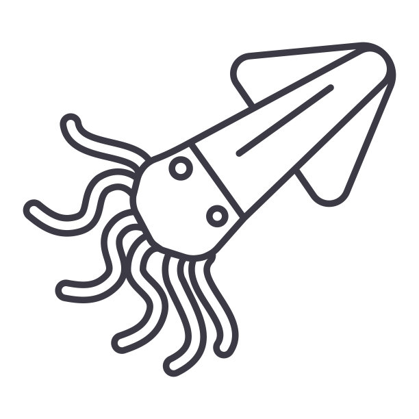 小鱿鱼logo