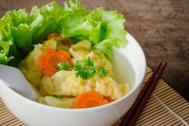 馄饨高清特写