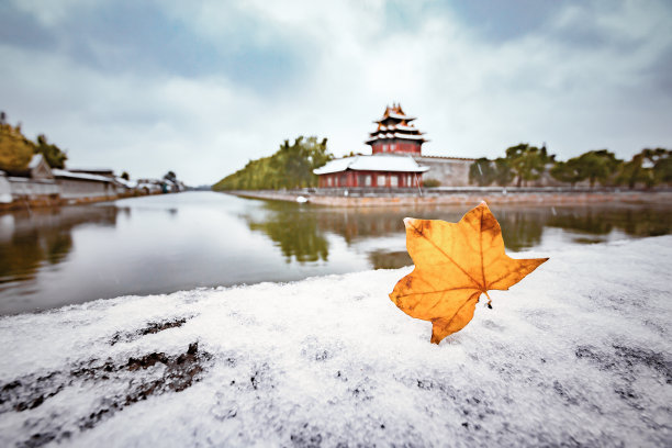 北京故宫雪景