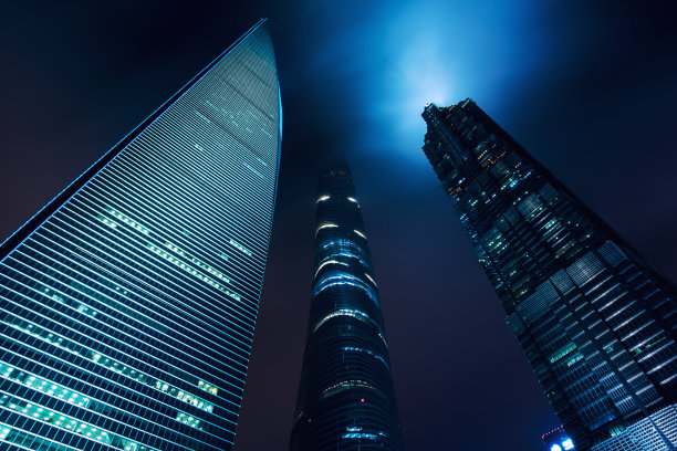 上海陆家嘴夜景,上海夜景