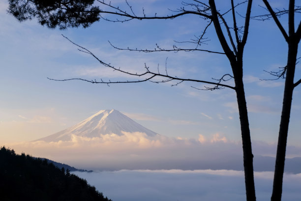 富士山高清俯拍