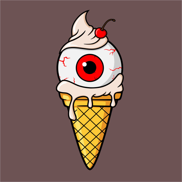 樱桃车厘子冰激凌冰淇淋
