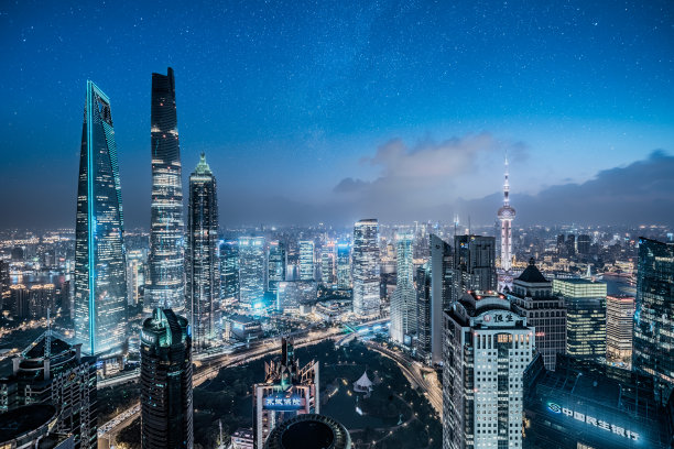 上海陆家嘴夜景,上海夜景