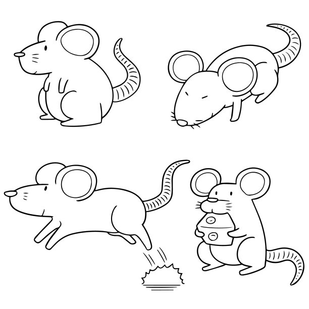 卡通老鼠图片