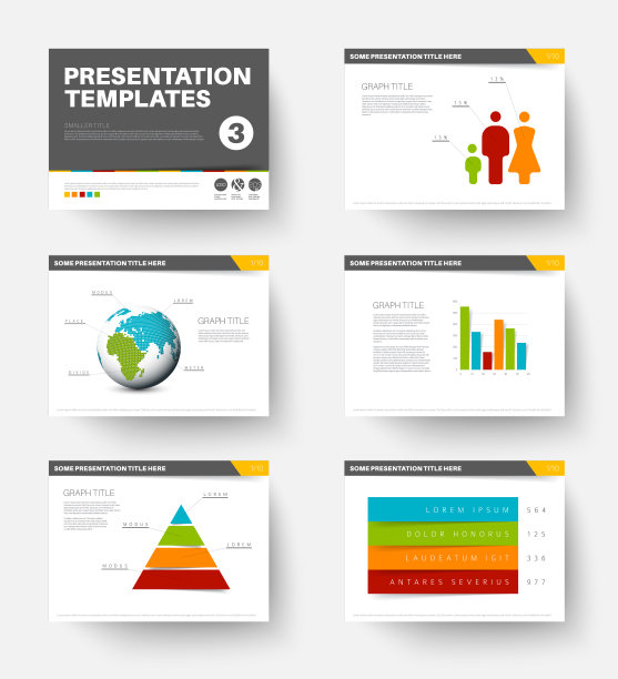 ppt信息图表模板排版设计