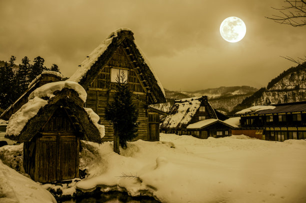 月夜小屋