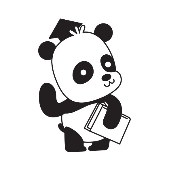 卡通婴儿熊猫