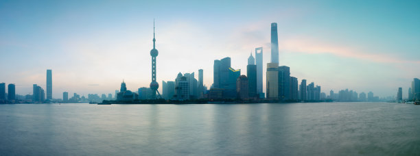 上海浦东城市航拍风光