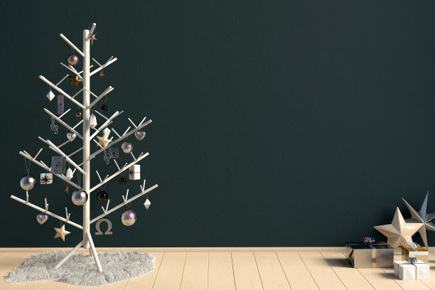 高清圣诞节圣诞树设计素材图片