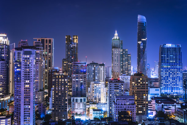 夜晚都市风景