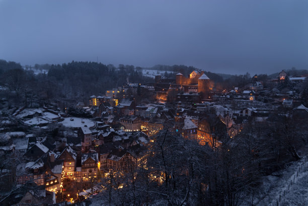 雪中城堡