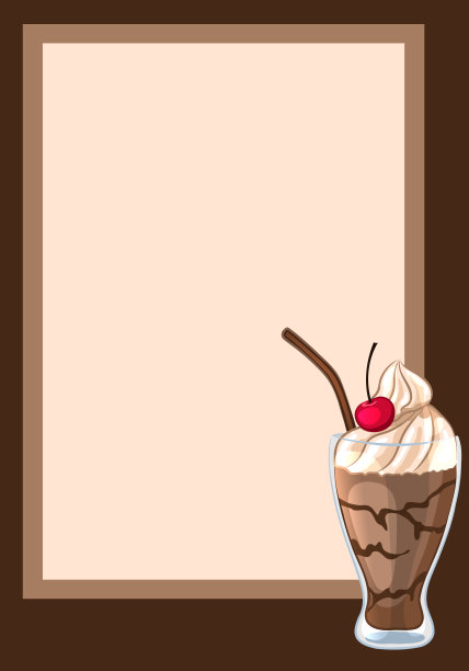 牛奶甜品冰淇淋海报