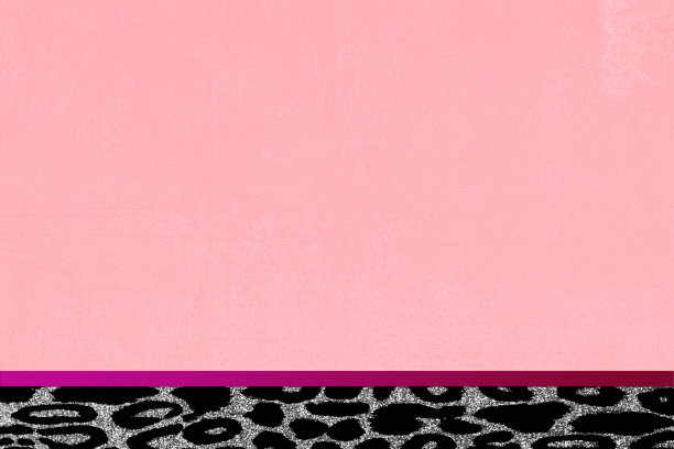 粉红色豹纹