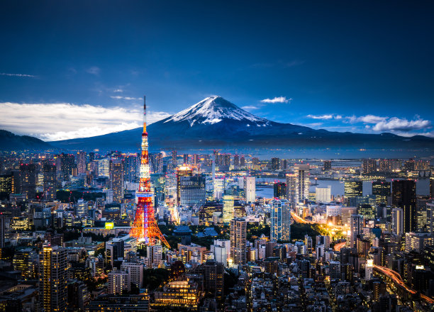 富士山城市风光