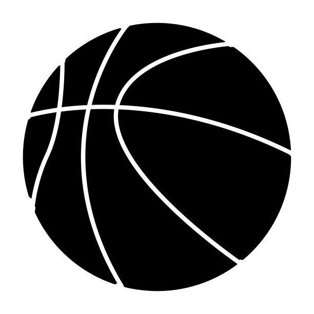 篮球剪影 