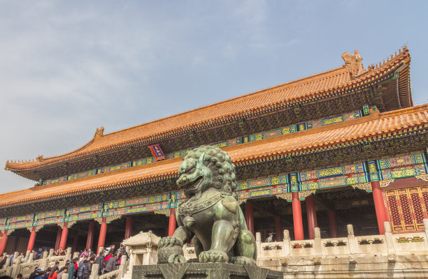 石狮 中式城门 摄影