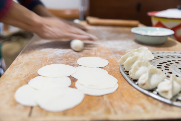 饺子背景设计