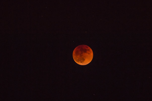 圆月圆月亮红月亮