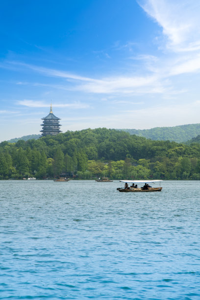 亭台楼阁风景图