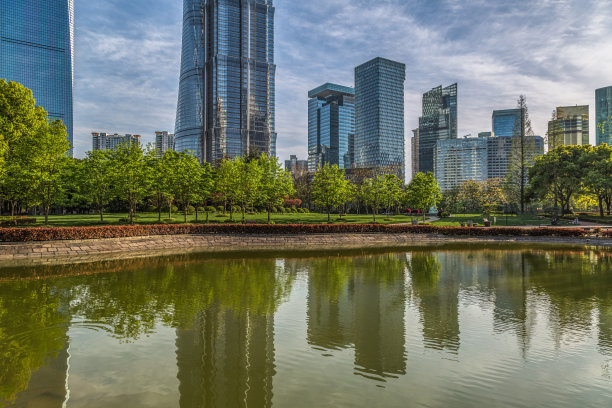 上海外滩风光全景