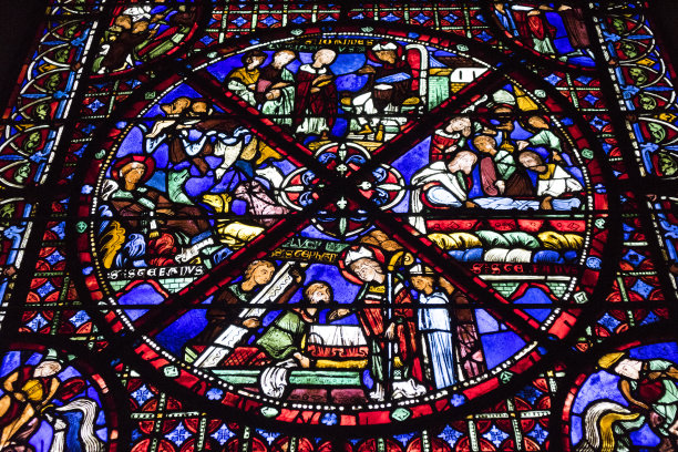 教堂花窗艺术玻璃