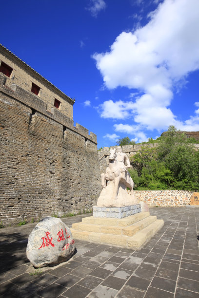 八达岭长城上的风景