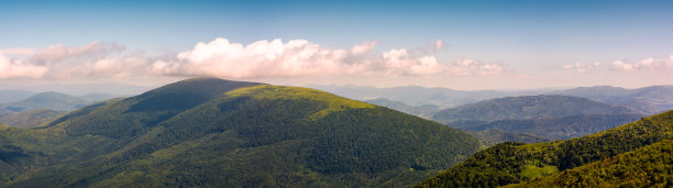 山峦起伏