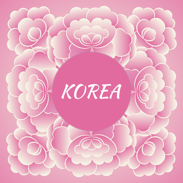 韩国时尚背景图案