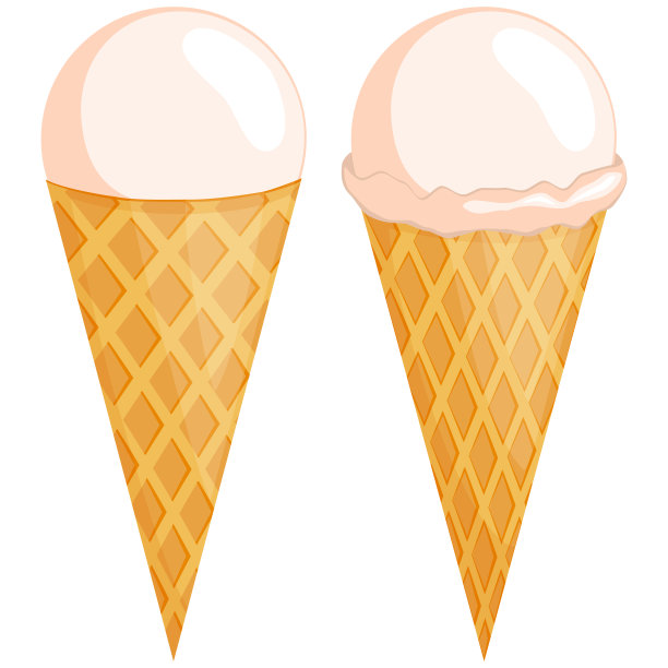 垂直画幅,冰淇淋,球