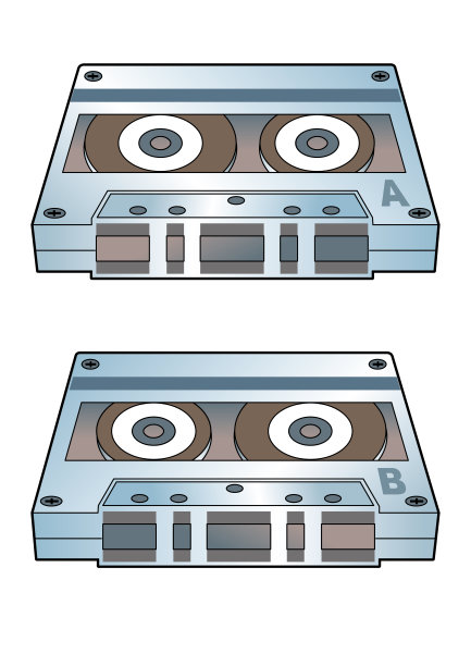 录音机盒式磁带装饰品