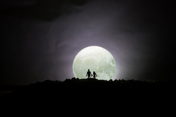 情侣月亮结婚