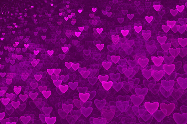紫色梦幻星空墙纸